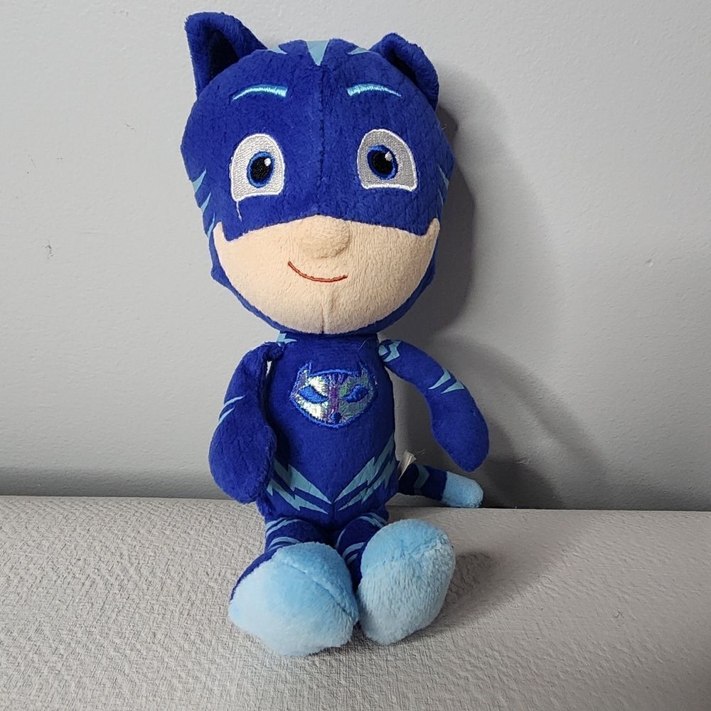 PJ Masks Catboy Plush Stuffed Animal 8.5" Blue Disney Junior Show Plain No Sound